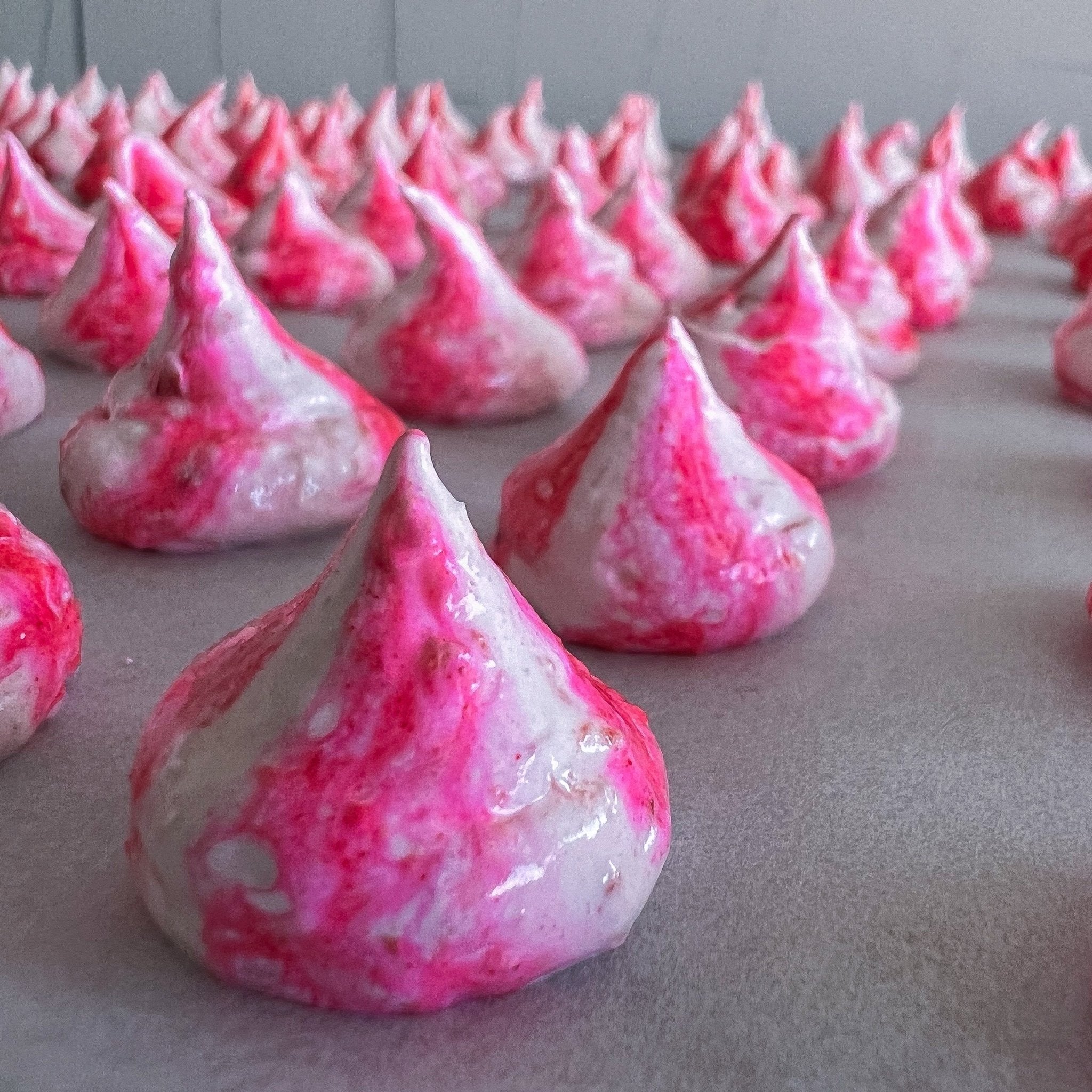 Cherry & Coconut Meringues - La Bouche